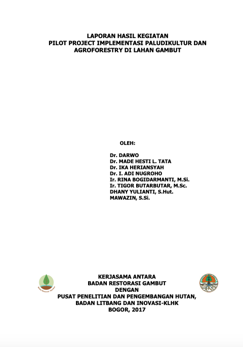 IMPLEMENTASI PALUDIKULTUR DAN AGROFORESTRY DI LAHAN GAMBUT